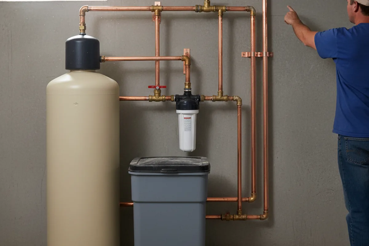 Whole-house water treatment system installed in Rea